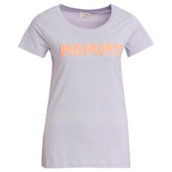 Damen T-Shirt mit gummierten Print (Nur online)