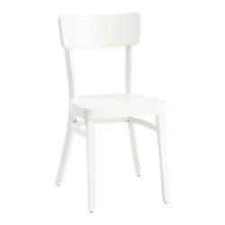 Chaise CINDERELLA, bois, blanc