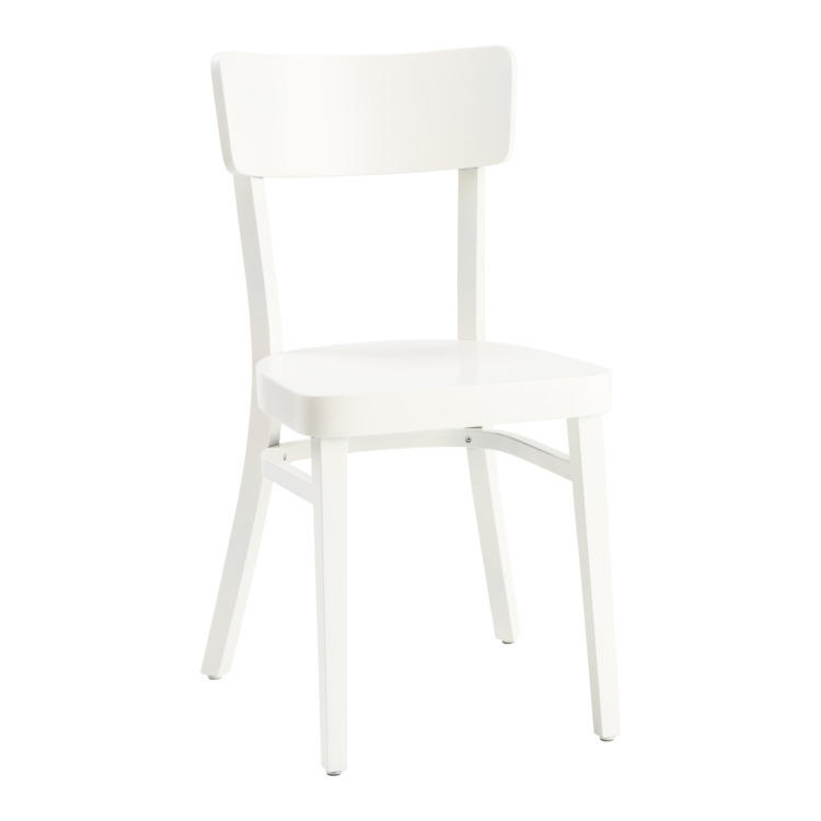 Chaise CINDERELLA, bois, blanc