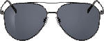 dm-drogerie markt SUNDANCE Sonnenbrille Erwachsene Metall-Pilotenbrille schwarz mit getönten Scheiben - bis 31.03.2024
