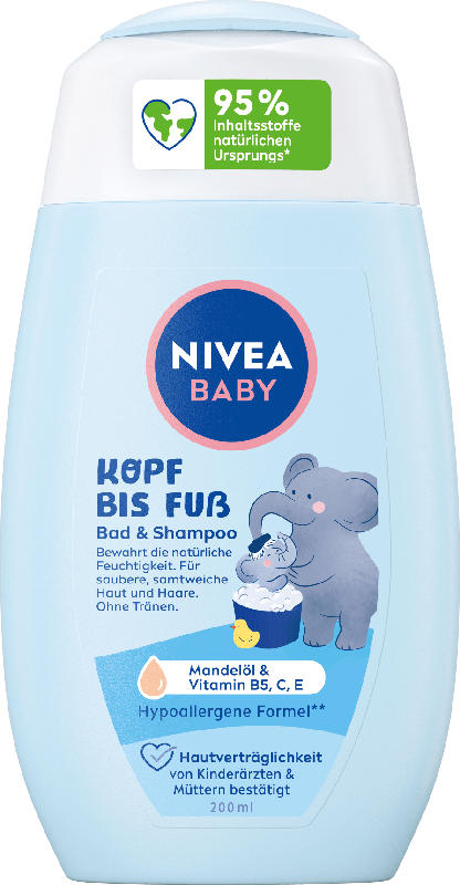 NIVEA BABY Baby Bad & Shampoo Kopf bis Fuß