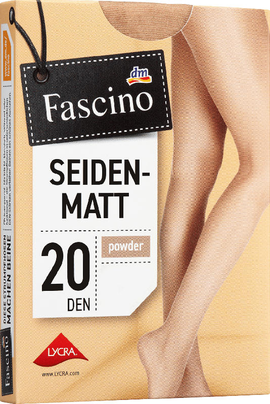 Fascino Strumpfhose seidenmatt powder Gr. 38/40, 20 DEN