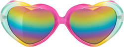 SUNDANCE Sonnenbrille Kids in Herzform mit regenbogenfarbenen Scheiben