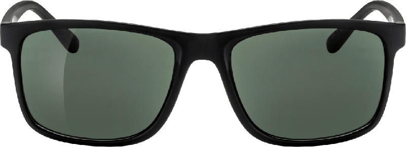 SUNDANCE Sonnenbrille Erwachsene schwarz mit eckigen Scheiben