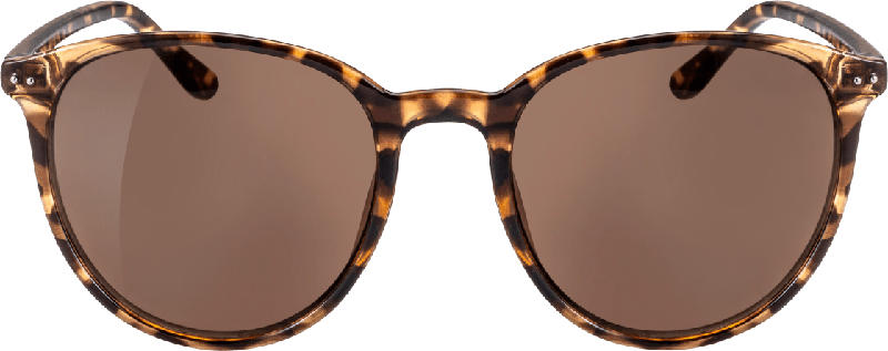 SUNDANCE Sonnenbrille Erwachsene mit Demi-Muster und braun getönten Scheiben