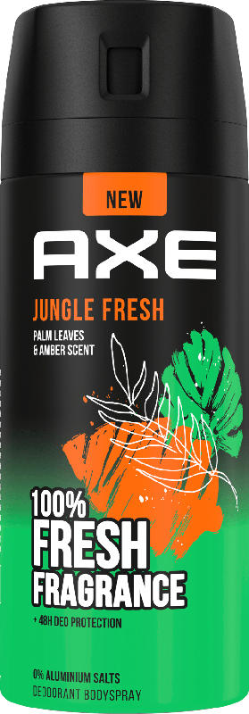 AXE Bodyspray Jungle Fresh Palm Leaves & Amber Scent