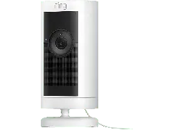 ring Stick Up Cam Pro Überwachungskamera (Anzahl Kameras: 1, Nachtsichtfunktion, Netzbetrieb, Weiß)