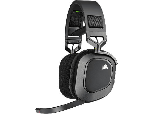 CORSAir HS80 max Wireless Gaming Headset, Over-Ear, 32 Ohm, 50mm Treiber, Bluetooth, Steel Gray