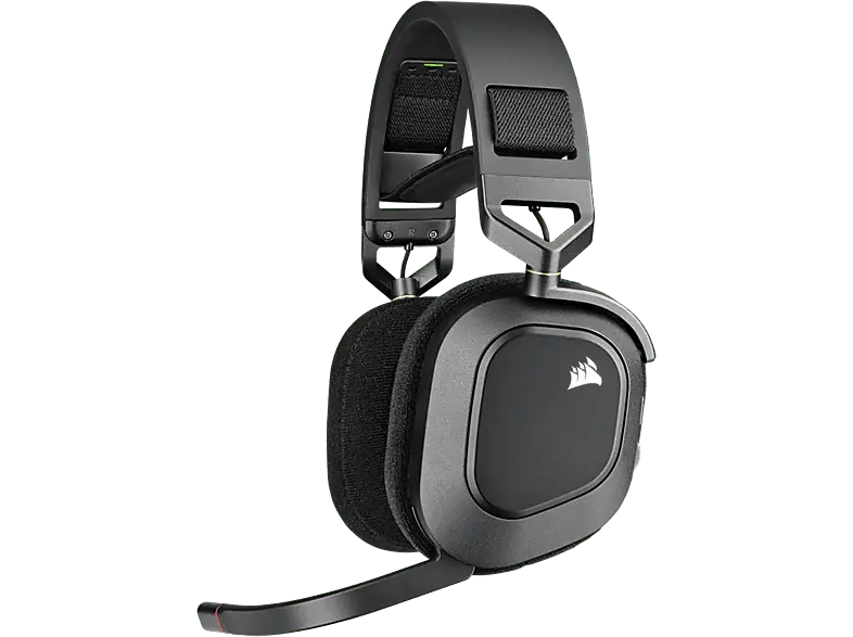 CORSAir HS80 max Wireless Gaming Headset, Over-Ear, 32 Ohm, 50mm Treiber, Bluetooth, Steel Gray
