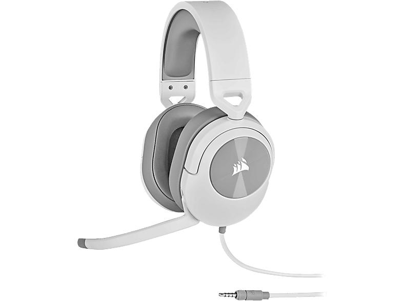 Corsair Gaming Headset HS55 Stereo, Over-ear, kabelgebunden, Weiß