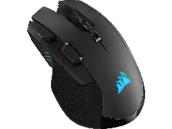 CORSAir Gaming-Maus Ironclaw, RGB, 18000dpi, kabellos, Schwarz; Gaming Maus