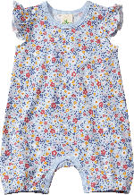 dm-drogerie markt ALANA Schlafanzug Pro Climate mit Blumen-Muster, blau, Gr. 74/80 - bis 30.04.2024