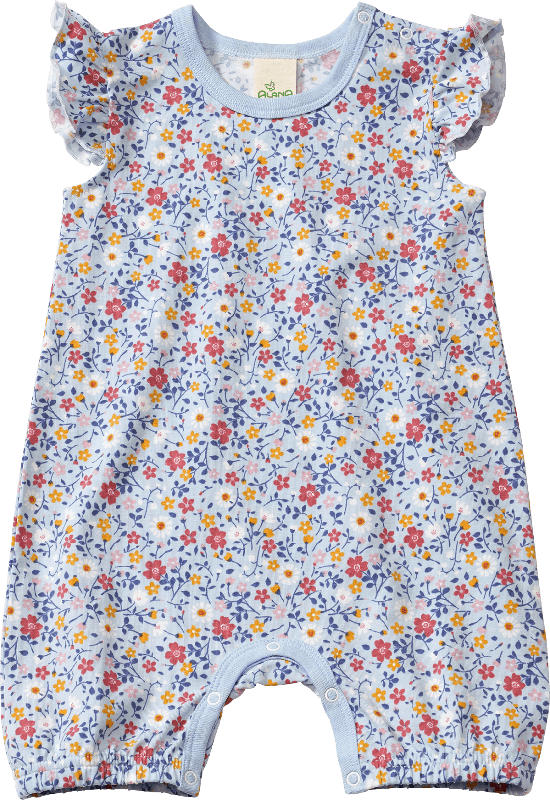 ALANA Schlafanzug Pro Climate mit Blumen-Muster, blau, Gr. 86/92
