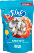 Denner Crevettes Black Tiger Silverstar, Viêt Nam, 1 kg - au 01.04.2024