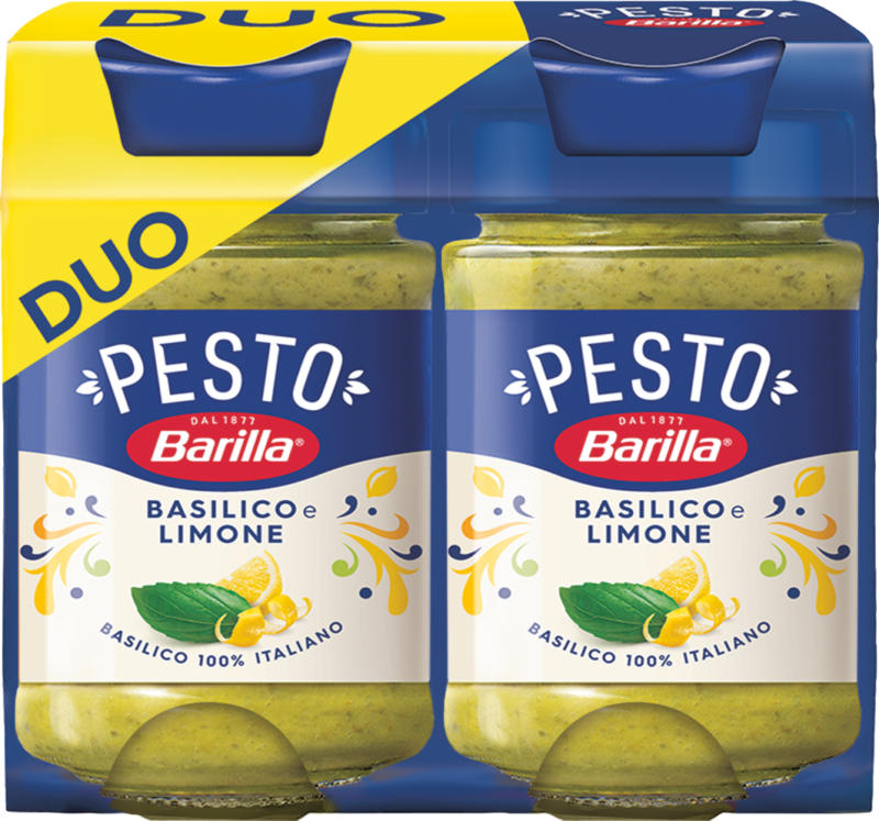 Pesto Basilico e Limone Barilla , 2 x 190 g