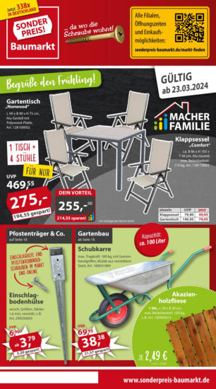 Sonderpreis Baumarkt in Miltenberger Straße 56, 63920 Großheubach ⇔
