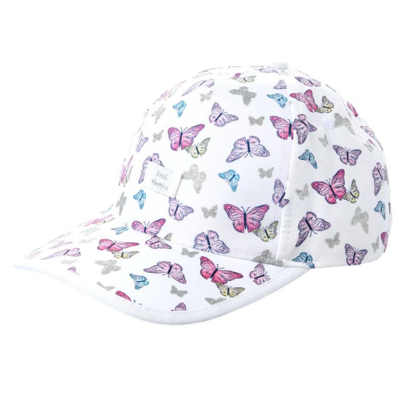 Mädchen Kappe mit Schmetterling-Allover