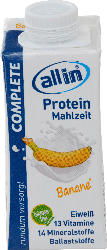 allin Trinkmahlzeit Protein Complete Banane