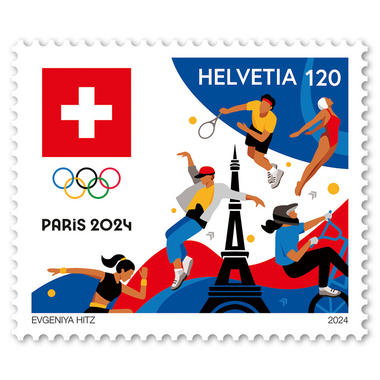 Briefmarke «Olympische Sommerspiele Paris 2024»