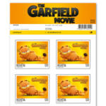Die Post | La Poste | La Posta Briefmarken CHF 1.20 «Garfield», Bogen mit 10 Marken