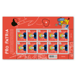 Briefmarken CHF 1.20+0.60 «Heimatgefühle», Kleinbogen mit 10 Marken