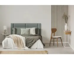 Wandkissen Mono salbeigrün hell Gewebte-Optik 60 x 15 cm