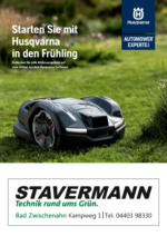 Stavermann GmbH Stavermann - Husqvarna - bis 14.04.2024
