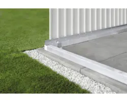 Alu-Bodenrahmen Biohort 186 x 78 grau