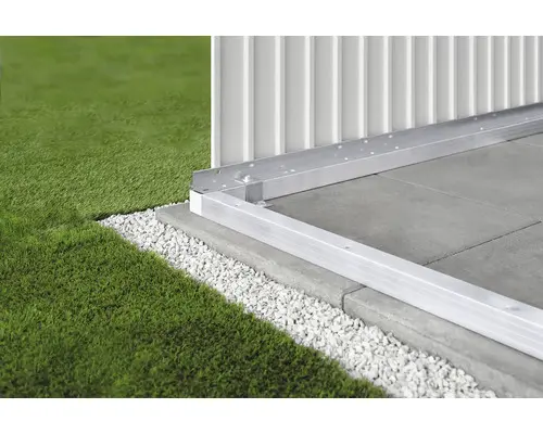 Alu-Bodenrahmen Biohort 186 x 78 grau