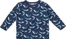 ALANA Langarmshirt Pro Climate mit Dino-Muster, blau, Gr. 80