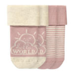 Ernsting's family 2 Paar Newborn Socken mit Umschlagbündchen (Nur online) - bis 06.05.2024