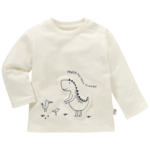 Ernsting's family Newborn Langarmshirt mit Dino-Applikation - bis 18.04.2024
