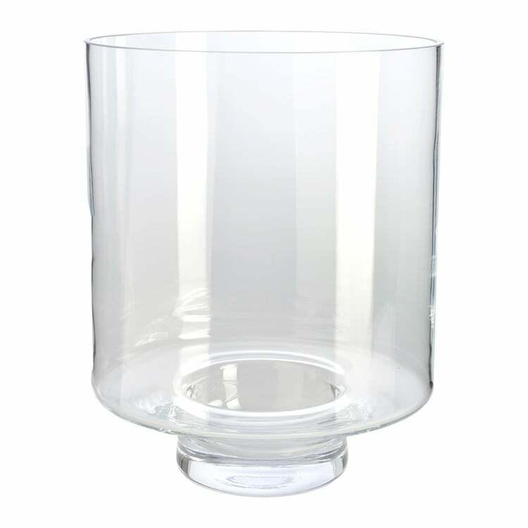Windlicht MASSA, Glas, transparent