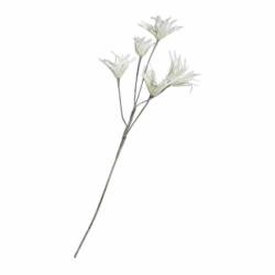 Fleurs artificielles SOFT-FLOWER, matière synthétique, blanc