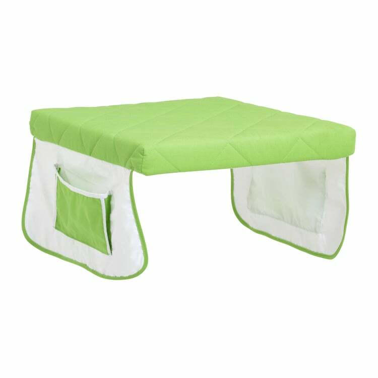 Cuscino seduta MARCO-2, cotone, verde/bianco