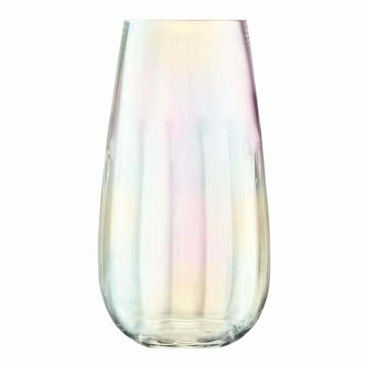 Vase décoratif PEARL, verre, coloré