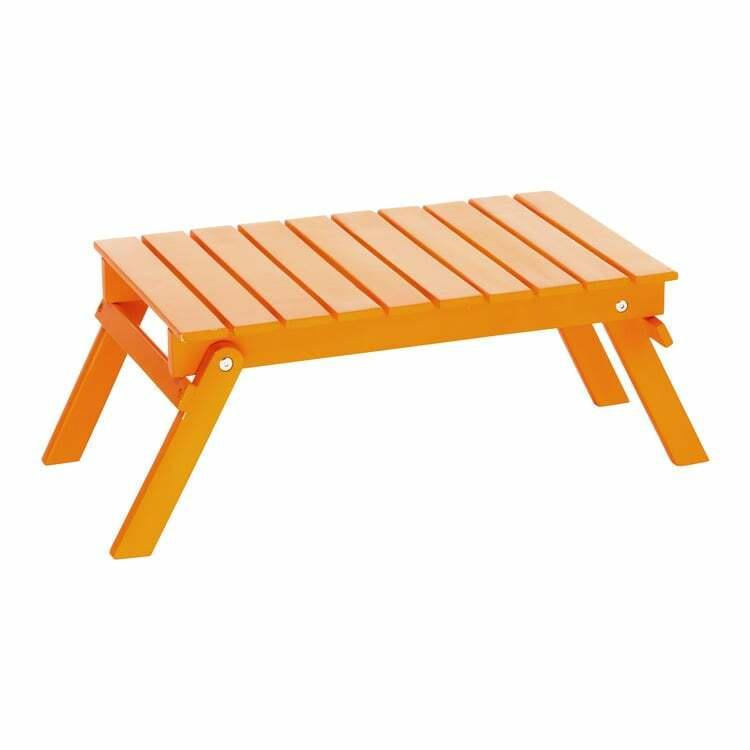 Tavolino di complemento TRINIDAD, legno, arancio