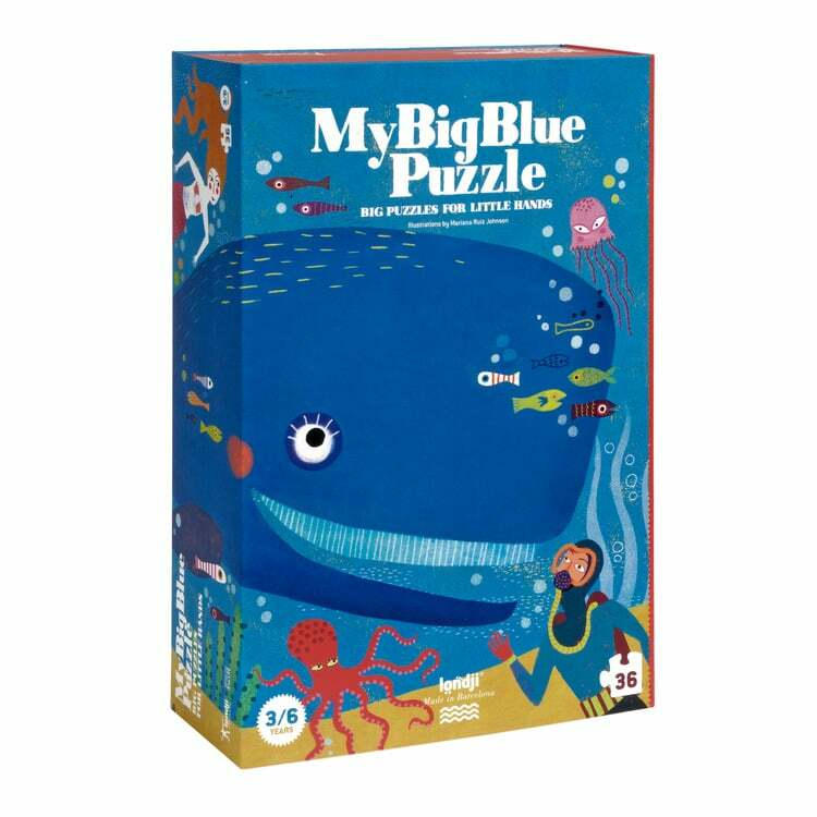 Puzzle JUEGO, Karton, blau