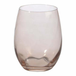 Bicchiere ARPEGE, vetro, rosa antico