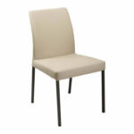 Pfister Chaise ULTIMO, cuir, cat. tendens, ld latte