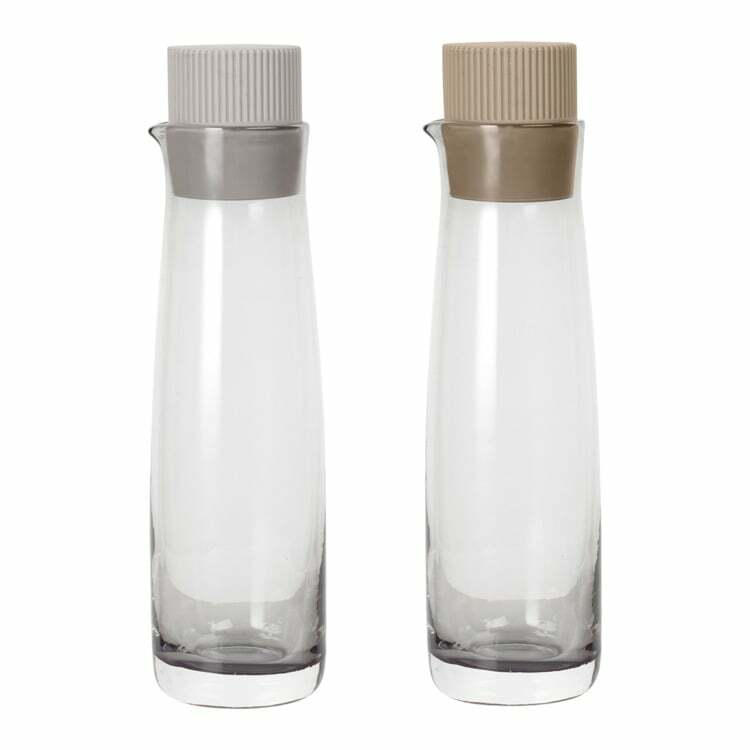 Essig-/Öl-Spender OLVIGO, Glas, transparent/crème