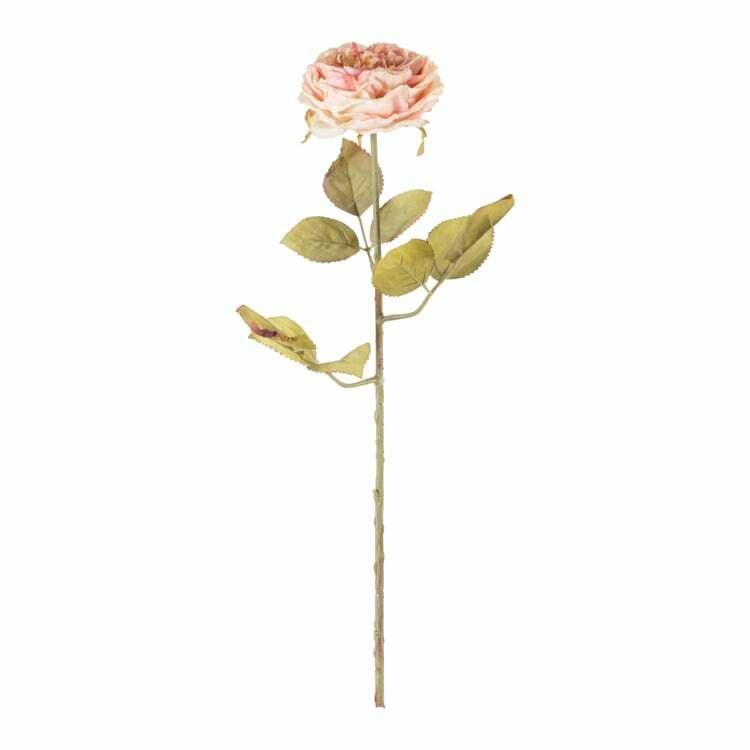 Kunstblume ROSA, Kunststoff, rosa