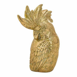 Figura decorativa KAKADU, materiale sintetico, oro
