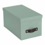 Pfister Aufbewahrungsbox SILVIA, Canvas Paper Laminate, blassgrün