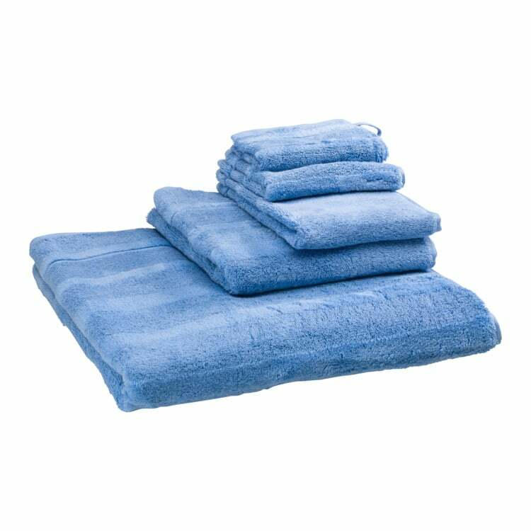 Asciugamano NOBLESSE2, cotone, grigio-blu
