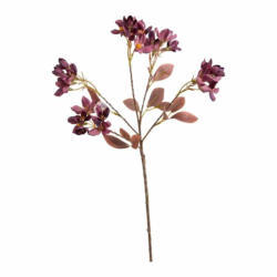 Fleurs artificielles FLORA, matière synthétique, violet foncé
