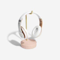Kopfhörerständer SOFIA, Mischmaterial, rosa/gold