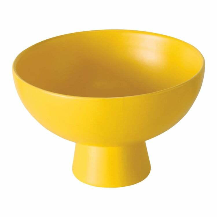 Schale SONIA, Keramik, gelb
