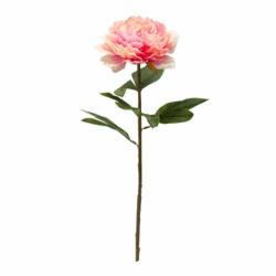 Fleurs artificielles PEONY, matière synthétique, rose
