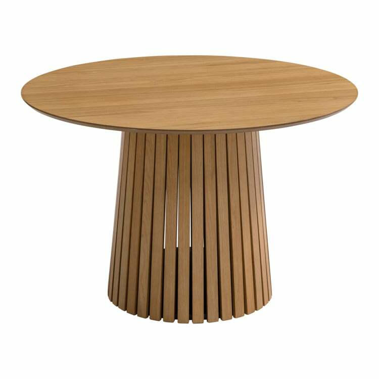 Table de salle à manger Christo, matériau de bois, chêne